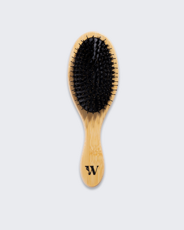 Boar Bristle Hair Brush Wildly Rooted